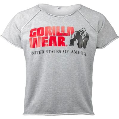 Gorilla Wear Classic Workout Top - Gray - S/M Gorilla Wear Classic Workout Top - Gray - S/M