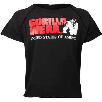 Gorilla Wear Black Classic Work Out Top - XXL/3XL Gorilla Wear Black Classic Work Out Top - XXL/3XL