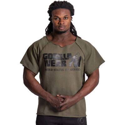 Gorilla Wear Army Green Classic Work Out Top - T-Shirt Gorilla Wear Army Green Classic Work Out Top - T-Shirt