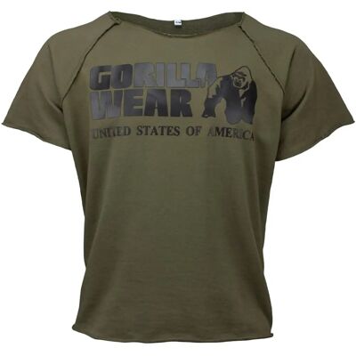 Haut d'entraînement classique Gorilla Wear Vert Armée - XXL/XXXL - Publicité Haut d'entraînement classique Gorilla Wear Vert Armée - XXL/XXXL - Publicité