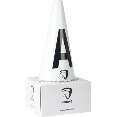 HORKA Pferd Dressurpolster-Set - Polyethylen, 30cm, Weiße Marker HORKA Pferd Dressurpolster-Set - Polyethylen, 30cm, Weiße Marker