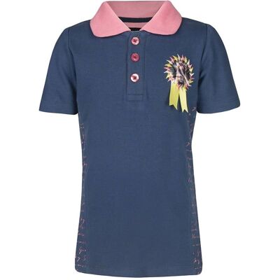 HORKA Poppy Blau Unisex Polo - Reiten & Freizeit HORKA Poppy Blau Unisex Polo - Reiten & Freizeit