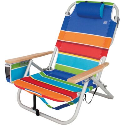 Eurotrail Sete strandstoel Multicolor Polyester Liggen/Zitten - Strandstoel Eurotrail Sete strandstoel Multicolor Polyester Liggen/Zitten - Strandstoel