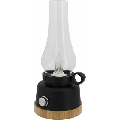 Eurotrail USB Campinglampe - Wind Bambus Schwarz Eurotrail USB Campinglampe - Wind Bambus Schwarz