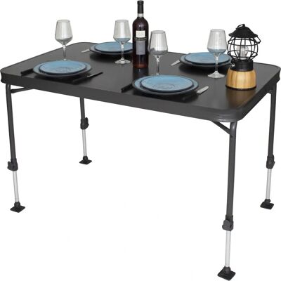 Eurotrail Calmont campingtafel - Verstelbare poten, Waterdicht, 80x60cm Eurotrail Calmont campingtafel - Verstelbare poten, Waterdicht, 80x60cm