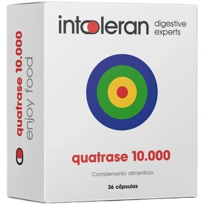 Intoleran Quatrase 10.000 - Spijsverteringsenzymen voor moeilijke koolhydraten Intoleran Quatrase 10.000 - Spijsverteringsenzymen voor moeilijke koolhydraten