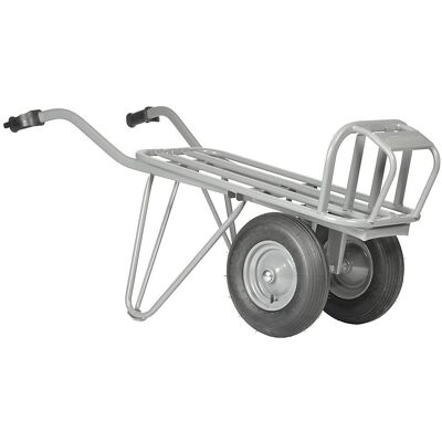 Carrinho Matador - 2 Rodas pneumáticas - 250kg Capacidade - Cinza, Verde Carrinho Matador - 2 Rodas pneumáticas - 250kg Capacidade - Cinza, Verde