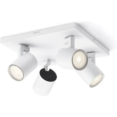 Foco LED Philips Branco - Ajustável, Design Industrial Moderno Foco LED Philips Branco - Ajustável, Design Industrial Moderno