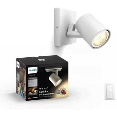 Philips Hue White Ambience Spot - Dæmpbar, Trådløs kontrol, 5.5W Philips Hue White Ambience Spot - Dæmpbar, Trådløs kontrol, 5.5W