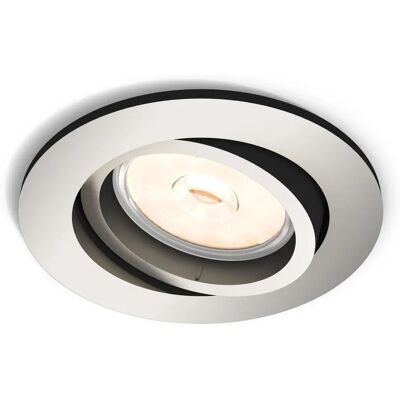 Philips Podtynkowa lampa - Koło 70mm Nikiel LED Philips Podtynkowa lampa - Koło 70mm Nikiel LED