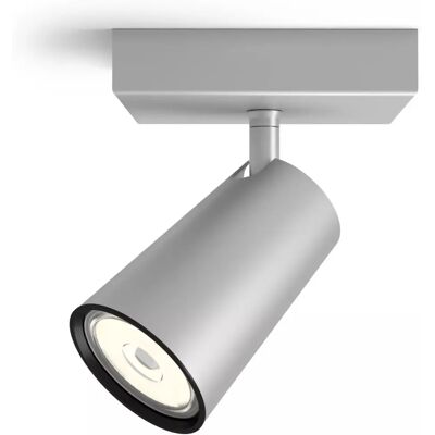 Philips Povrchová LED svítidlo - Stříbrný hliník - 10W - Nastavitelný Philips Povrchová LED svítidlo - Stříbrný hliník - 10W - Nastavitelný