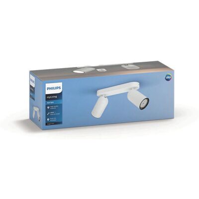 Philips Alb Pongee Lampa de suprafață - Lampa de suprafață Philips Alb Pongee Lampa de suprafață - Lampa de suprafață