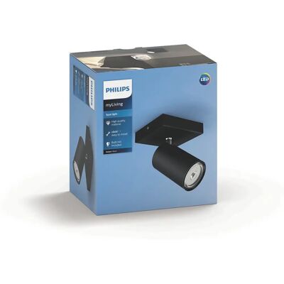 Philips Czarny GU10 Oprawa na powierzchni - 5059130PN Philips Czarny GU10 Oprawa na powierzchni - 5059130PN