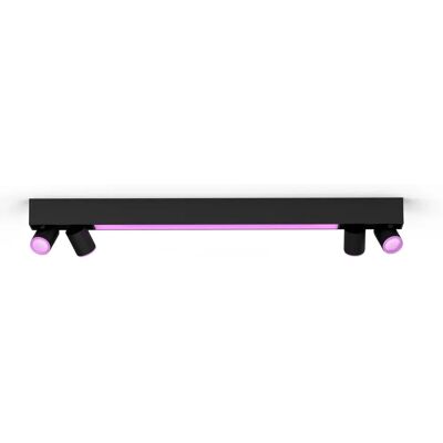Philips Hue White & Color Ambiance Inteligentna lampa LED - Czarna - 4 punktowe Philips Hue White & Color Ambiance Inteligentna lampa LED - Czarna - 4 punktowe