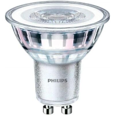 Philips LED Spot GU10 - Économie d'énergie, faisceau 36°, 4,6W - Publicité Philips LED Spot GU10 - Économie d'énergie, faisceau 36°, 4,6W - Publicité