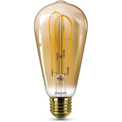 Philips ST64 Ampoule LED Blanc Chaud - Lampe LED - Publicité Philips ST64 Ampoule LED Blanc Chaud - Lampe LED - Publicité