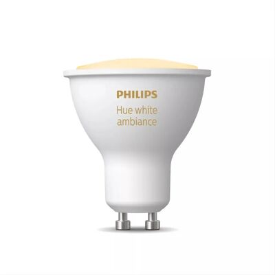 Philips Hue White Ambience Bluetooth Smart-Lampe - LED GU10 - Weiß Philips Hue White Ambience Bluetooth Smart-Lampe - LED GU10 - Weiß