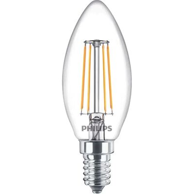Ampoule LED Blanc Chaud E14 Philips - 40W - 15000h - Publicité Ampoule LED Blanc Chaud E14 Philips - 40W - 15000h - Publicité