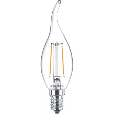 Ampoule LED en forme de bougie Philips - 2700K, 2W - A++ - Publicité Ampoule LED en forme de bougie Philips - 2700K, 2W - A++ - Publicité