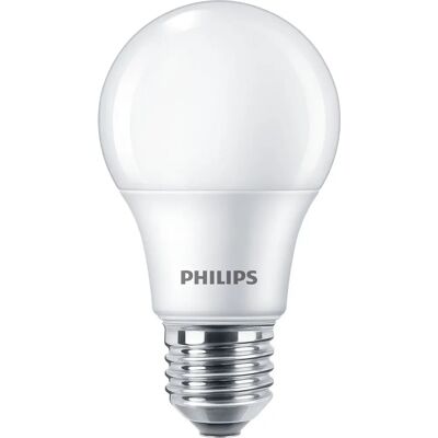 Ampoule LED Philips - Blanc chaud - 8W E27 lot de 6 - Publicité Ampoule LED Philips - Blanc chaud - 8W E27 lot de 6 - Publicité