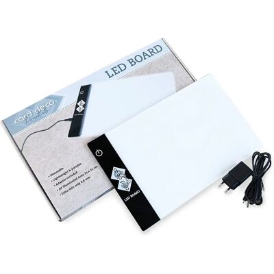 Buttinette LED Panneau - blanc - 34 x 21 x 0,6 cm - Unisex Buttinette LED Panneau - blanc - 34 x 21 x 0,6 cm - Unisex