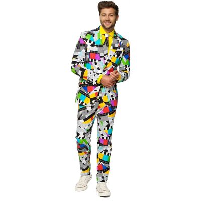 Opposuits Mr. Technicolor Suit Grey - Costume Opposuits Mr. Technicolor Suit Grey - Costume