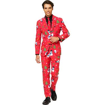 Opposuits Christmaster Dress - Rød Slim-Fit Julekostyme Opposuits Christmaster Dress - Rød Slim-Fit Julekostyme