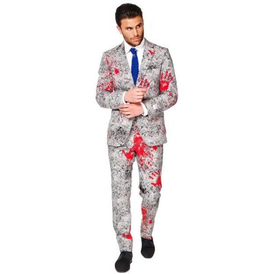 Opposuits Zombiac Grau Anzug - Kostüme Opposuits Zombiac Grau Anzug - Kostüme