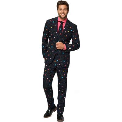 Opposuits Mr. Pac-Man Kostüm - Weiß/Schwarz/Rot - Kostüm Opposuits Mr. Pac-Man Kostüm - Weiß/Schwarz/Rot - Kostüm