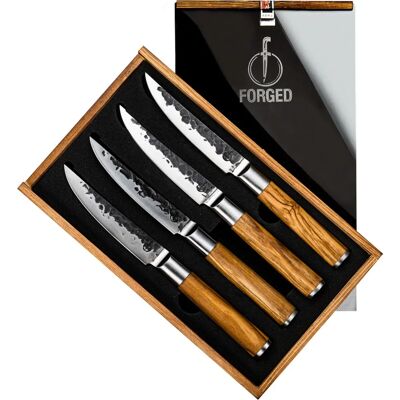 Forged Olive 4-delige steakmessenset - Keuken Forged Olive 4-delige steakmessenset - Keuken