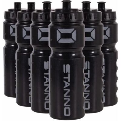 Stanno Athlete Wasserflaschenset - 6 Stück - 0,75L Stanno Athlete Wasserflaschenset - 6 Stück - 0,75L