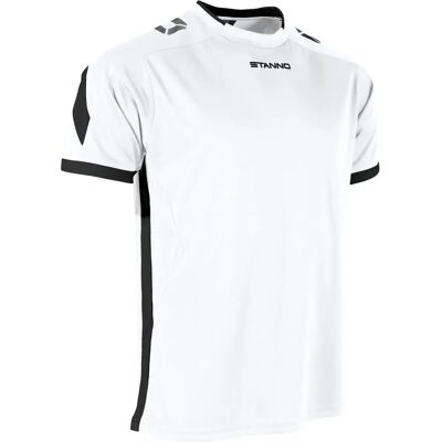 T-shirt Drive Match Blanc Unisexe - Stanno - Publicité T-shirt Drive Match Blanc Unisexe - Stanno - Publicité