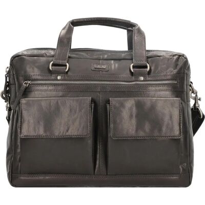 Spikes & Sparrow Leder Laptoptasche 16.4 Zoll - Bronco 294S151 - Schwarz Spikes & Sparrow Leder Laptoptasche 16.4 Zoll - Bronco 294S151 - Schwarz
