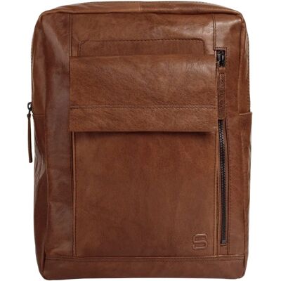 SPIKES & SPARROW Cognac Leder Laptop-Rucksack - Rucksack SPIKES & SPARROW Cognac Leder Laptop-Rucksack - Rucksack