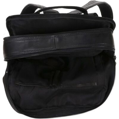 Spikes & Sparrow Scott 15.6in Leder Schwarz Rucksack Spikes & Sparrow Scott 15.6in Leder Schwarz Rucksack