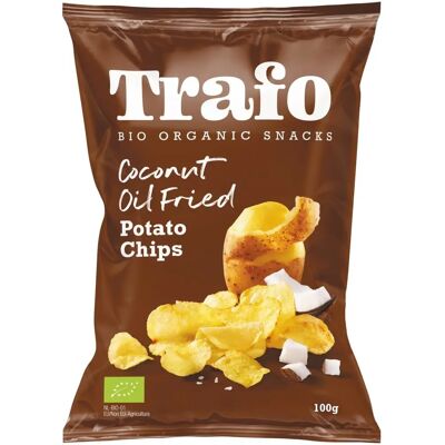 TRAFO Bio-Kokosöl Kartoffelchips - 100g TRAFO Bio-Kokosöl Kartoffelchips - 100g