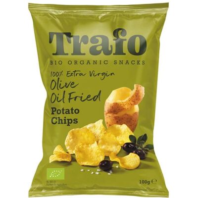 TRAFO Bio-Olivenöl Kartoffelchips - Gebacken 100g TRAFO Bio-Olivenöl Kartoffelchips - Gebacken 100g