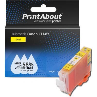 PrintAbout Canon CLI-8Y Gelb Tintenpatrone - Druckerpatrone für Canon PrintAbout Canon CLI-8Y Gelb Tintenpatrone - Druckerpatrone für Canon