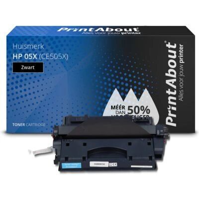PrintAbout PrintAbout CE505X Toner Schwarz - Hochkapazität - Druckerkassette PrintAbout PrintAbout CE505X Toner Schwarz - Hochkapazität - Druckerkassette