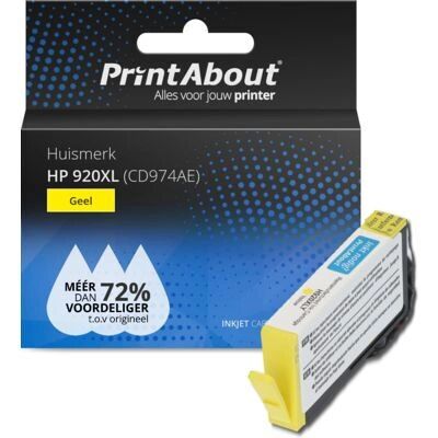 PrintAbout HP 920XL Gelbe Tintenpatrone - Hoch Kapazität PrintAbout HP 920XL Gelbe Tintenpatrone - Hoch Kapazität