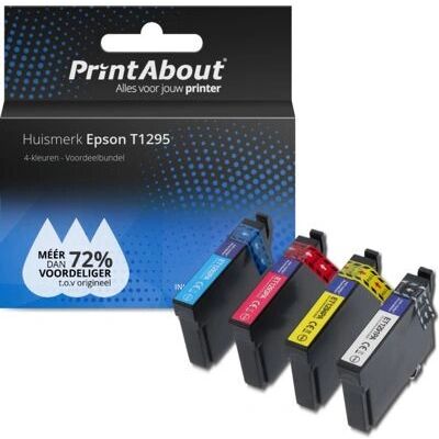 Epson T1295 Kompatible Tintenpatrone - Mehrfarbig 4er-Pack Epson T1295 Kompatible Tintenpatrone - Mehrfarbig 4er-Pack
