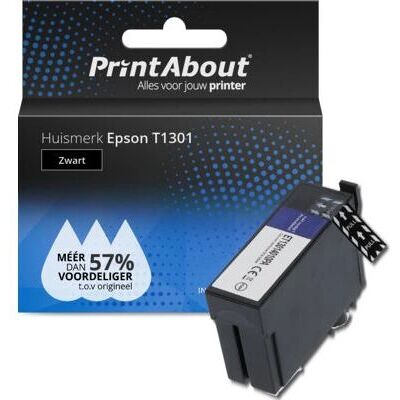 Cartouche d'encre noire PrintAbout T1301 - Compatible Epson - Publicité Cartouche d'encre noire PrintAbout T1301 - Compatible Epson - Publicité