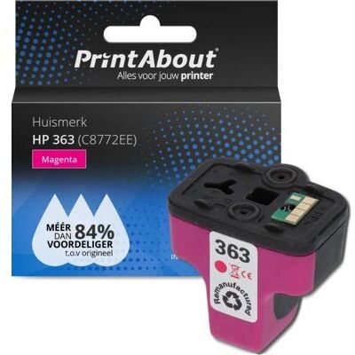 Cartouche d'encre PrintAbout C8772EE - Magenta - Compatible HP 363 - Publicité Cartouche d'encre PrintAbout C8772EE - Magenta - Compatible HP 363 - Publicité