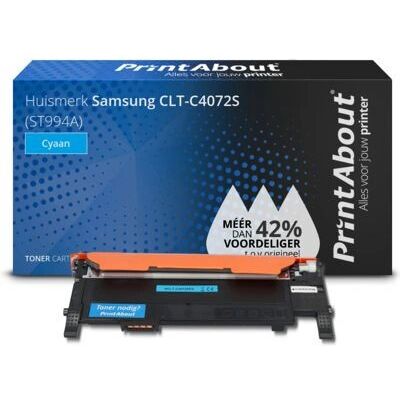 PrintAbout Samsung CLT-C4072S Cyan Toner - Kostnadsbesparing PrintAbout Samsung CLT-C4072S Cyan Toner - Kostnadsbesparing