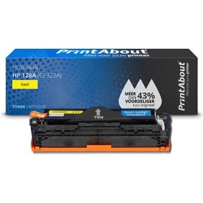 PrintAbout 128A (CE322A) - Jaune Cartouche de toner - Publicité PrintAbout 128A (CE322A) - Jaune Cartouche de toner - Publicité