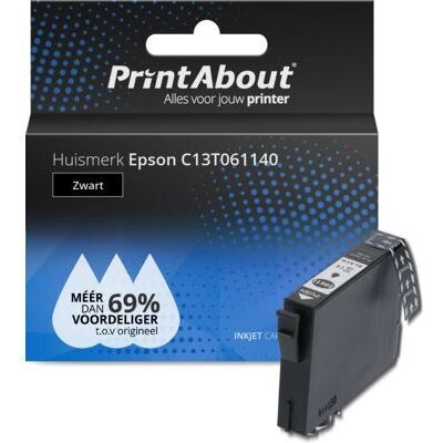 PrintAbout C13T061140 Tintenpatrone - Schwarz - Kompatibel mit Epson PrintAbout C13T061140 Tintenpatrone - Schwarz - Kompatibel mit Epson