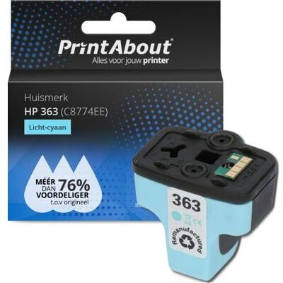 PrintAbout Cartouche d'Encre Cyan C8774EE - Compatible HP 363 - Publicité PrintAbout Cartouche d'Encre Cyan C8774EE - Compatible HP 363 - Publicité