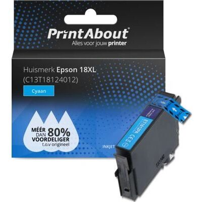 PrintAbout Epson 18XL Cyan Hochkapazitäts Tintenpatrone PrintAbout Epson 18XL Cyan Hochkapazitäts Tintenpatrone
