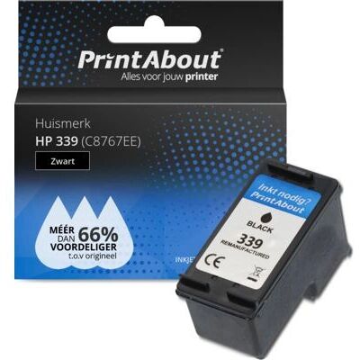 PrintAbout Cartouche d'encre C8767EE - Noir - Pour HP 339 - Publicité PrintAbout Cartouche d'encre C8767EE - Noir - Pour HP 339 - Publicité
