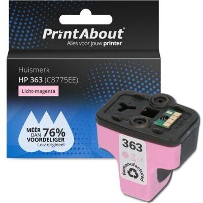 PrintAbout C8775EE Cartouche d'Encre Magenta - Compatible HP 363 - Publicité PrintAbout C8775EE Cartouche d'Encre Magenta - Compatible HP 363 - Publicité